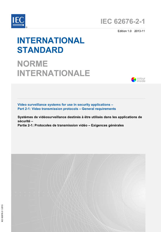 Cover IEC 62676-2-1:2013
